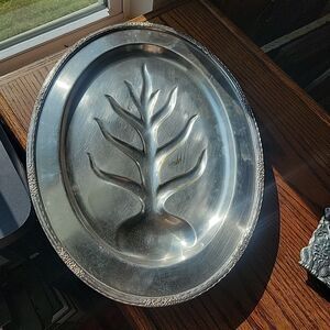 Vintage Silverplate Serving Tray 18" International Silver Co Camille #6010 Posh